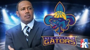 PERCY MILLER AKA MASTER P THE NEW OWNER OF THE PROFESSIONAL BASKETBALL TEAM THE NEW ORLEANS GATORS