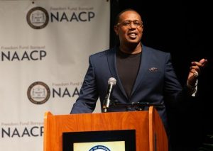 Hip-Hop icon and Businessman “MASTER P” offers encouragement to the Youth at NAACP banquet 