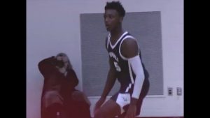 Hercy Miller 6’3″ High School Junior with “Mamba Mentality” wore #8 #24 on shoe in game. 