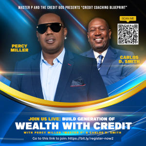 The Credit God & Percy Miller will be hosting a free interactive Zoom seminar November 16th, 2021 5pm Central